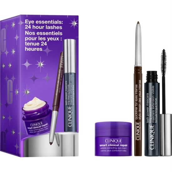 CLINIQUE EYE ESSENTIALS 24 HR LASHES 3PCS